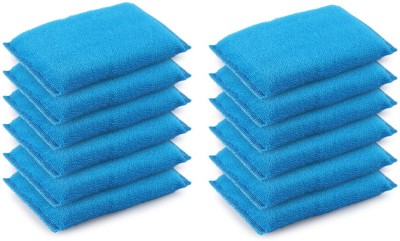 Cello non stick utencil scrubber Scrub Pad(Medium, Pack of 12)