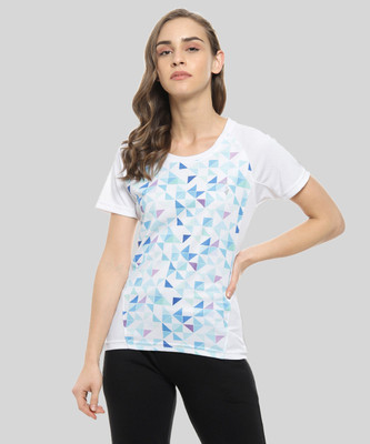 CAMPUS SUTRA Graphic Print Women Round Neck White T-Shirt