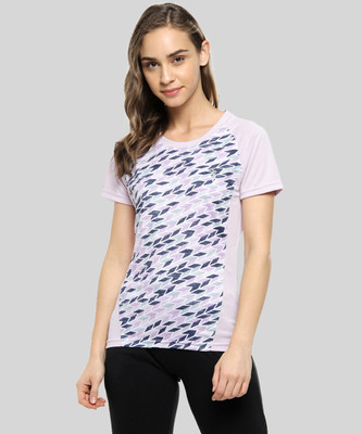 CAMPUS SUTRA Graphic Print Women Round Neck Purple T-Shirt