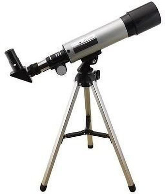 SOCHEP Telescope Astronomical 90X Refractive Telescope with Portable Travel Tripod Adjustable Level Reflecting Telescope(Manual Tracking)