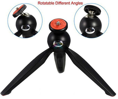 Wifton IX™-DC-32 Mini Flexible Tripod Stand With Phone Holder Clip Tripod(Dense Brown, Supports Up to 1731 g)