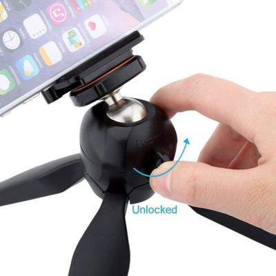Wonder World ™ X-50 Tripod for Camera Gopro 5 4 3+ Gopro Adater Mounnt Tripod(Oynx Multicolor, Supports Up to 1749 g)