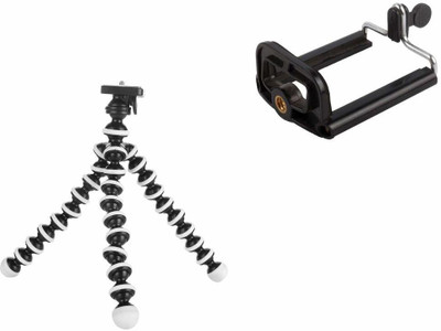Wonder World Selfie Tripod Cell Phone,GoPro,Digital Camera Tripod(White, Black, Supports Up to 1535 g)