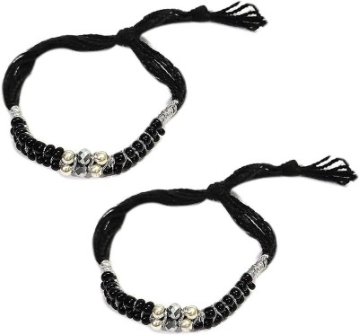 Sahiba Gems Sterling Silver Bracelet Set(Pack of 2)