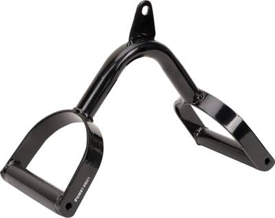 INDIAN IRON LAT Pull Down/Seated Rowing V- Bar I Fitness Equipment Multi-training Bar  (Black)