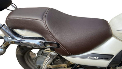 Sahara Seats Cushion Seat Cover for All Models(Brown) Single Bike Seat Cover For Bajaj Avenger 150/180/220 Single Bike Seat Cover For Bajaj Avenger 150, Avenger 220 DTS-i