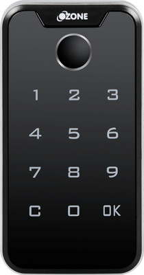OZONE Zinc Alloy Metallic Electronic locks(Black)