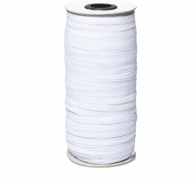Siddhidata Knitted White Elastic(200 m)