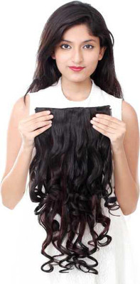 HEROSHIV INDIA Womens Half hi quality Synthetic extn highlighter  Extension Hair Extension