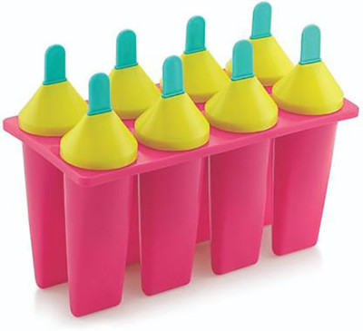Bunty Manual Ice Cream Maker Pink Plastic Ice Cube Tray(Pack of1)