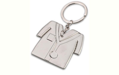 Ab Sab Chrome Plated Keychain Keyring (Doctor Coat Keychain) Key Chain