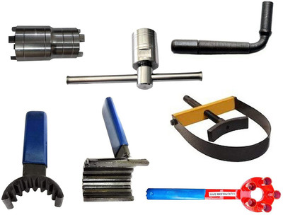 gizmo 6 Pieces Repairing Tool Set Bajaj Pulsar Motorbike Made on CNC Machine -Magnet/F Vehicle Tool Kit