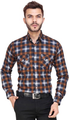 House Of Sensation Men Checkered Casual Multicolor Shirt