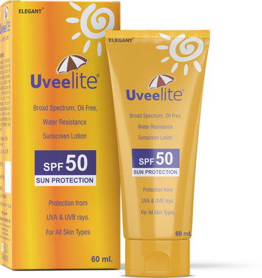 ELEGANT Sunscreen - SPF 50 Uveelite Sunscreen Lotion SPF50(60 ml)