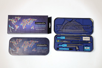 Classmate RCHIMEDES MATHS DRAWING BOX Geometry Box(Multicolor)