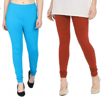 SriSaras Churidar Length Ethnic Wear Legging(Multicolor, Solid)