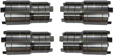gizmo pack of 4 Clutch Nut Spanner Repairing Tool for Multibikes 2 In 1 Motorbikes Made on CNC Machine Hardened and Tempered Steel Lever Tool(4 cm)