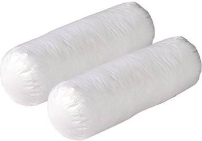 GKM Microfibre Solid Bolster Pack of 2(White)