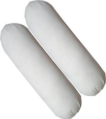 GKM Microfibre Solid Bolster Pack of 2(White)