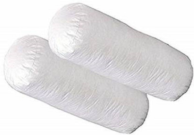 GKM Microfibre Solid Bolster Pack of 2(White)