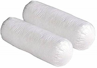 Swikon star Microfibre Solid Bolster Pack of 2(White)