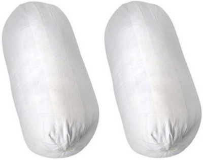 GKM Microfibre Solid Bolster Pack of 2(White)