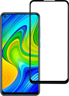 Kruvln Edge To Edge Tempered Glass for Redmi Note 9(Pack of 1)