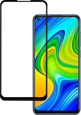 Kruvln Edge To Edge Tempered Glass for Redmi Note 9(Pack of 1)