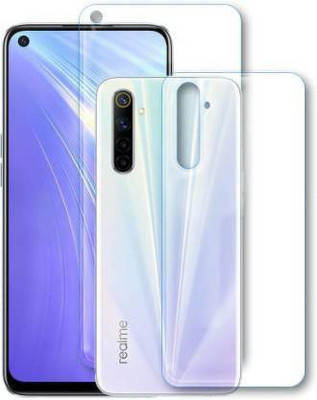 PR SMART Front and Back Tempered Glass for Realme 6(Pack of 2)