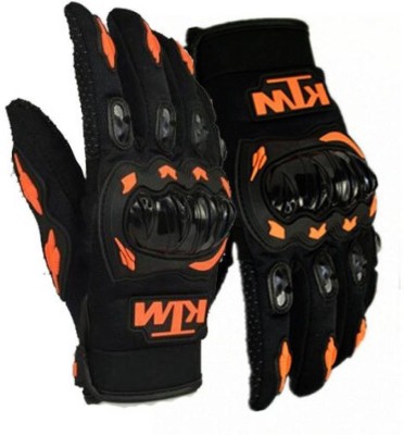 Upbeat KTM Sports Riding Gloves Riding Gloves(Black & Orange)