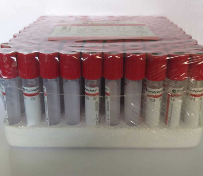 Clot 4 ml Plain Plastic Test Tube(7 cm 2 K Pack of 100)