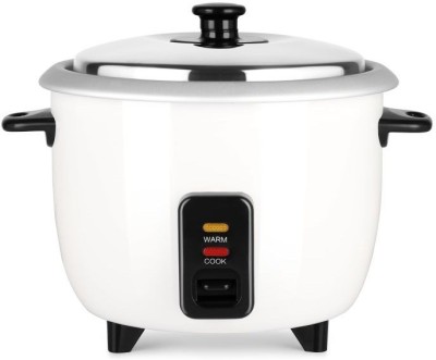 Pigeon JOY SINGLE POT AUTOMATIC MULTI COOKER WARMER Electric Rice Cooker with Steaming Feature (1 L, White)