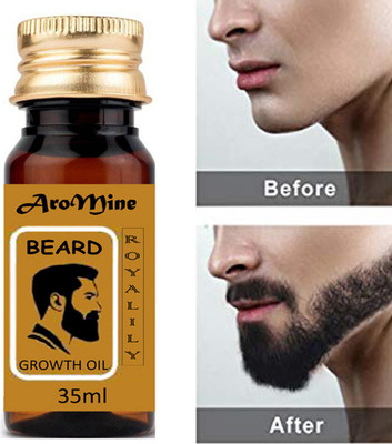 AroMine Beard Growth OIL ( ROYAL LOOK) For Men- Hair Oil(35 ml)
