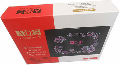 ads Makeup-Kit Laptop With 24 Color Eye Shadow,Blusher,Compact Etc- A8199 - Multi-Coloured 50g