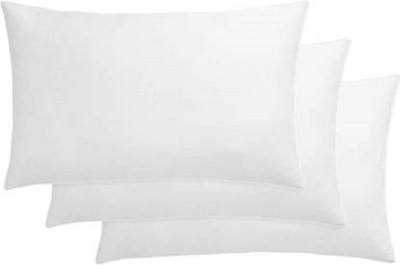 Navi collection Polyester Fibre Solid Sleeping Pillow Pack of 3(White)
