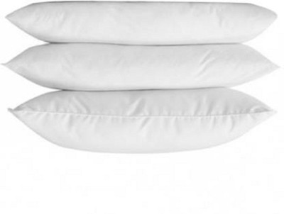 Navi collection Polyester Fibre Solid Sleeping Pillow Pack of 3(White)
