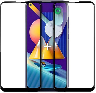 Bodoma Edge To Edge Tempered Glass for Samsung Galaxy M11(Pack of 2)