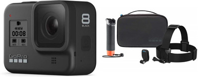 GoPro Hero8 black with adventure kit Sports and Action Camera(Black, 12 MP)