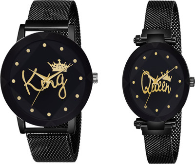 Niyati Nx Prizam_King_queen_Maganet New Fashion Analog Watch  - For Couple