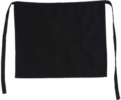 Gyanoday Creations Cotton Chef's Apron - Free Size(Black, Single Piece)