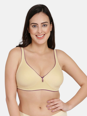 Da Intimo Plus Size Women Full Coverage Non Padded Bra(Beige)