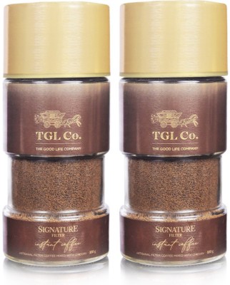 TGL Co. Signature Filter Coffee Powder, Instant Coffee Powder | South Indian Filter Coffee 2 Pack of 100g (Total 200g) Instant Coffee(2 x 100 g)