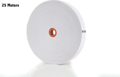 3tee Woven White Elastic(25 m)