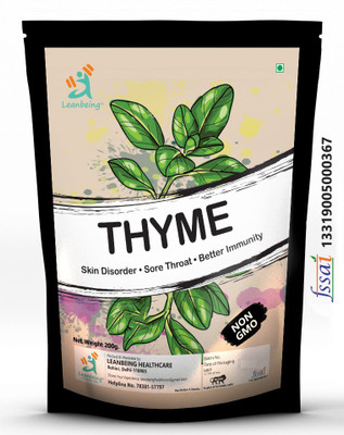 LEANBEING Thyme Leaf Cut and Sifted 200gm | For ,immunity and culinary uses(200 g)