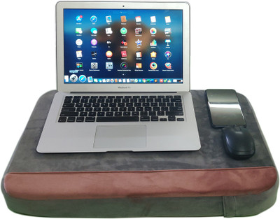 Hiputee Wood Portable Laptop Table(Finish Color - Grey-Peach)
