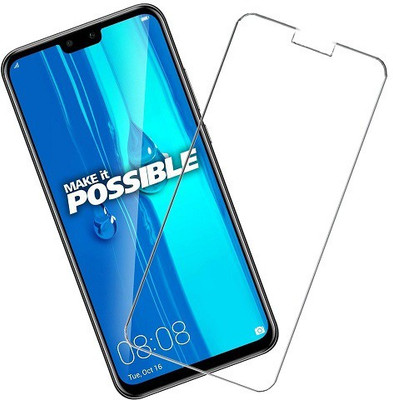 HOBBYTRONICS Tempered Glass Guard for Huawei Y9 2019(Pack of 1)