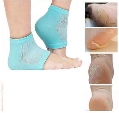 HDCraft WL-F4W Pad Socks for Pain Relief for Men and Women/Anti Crack Set Heel Support Heel Support