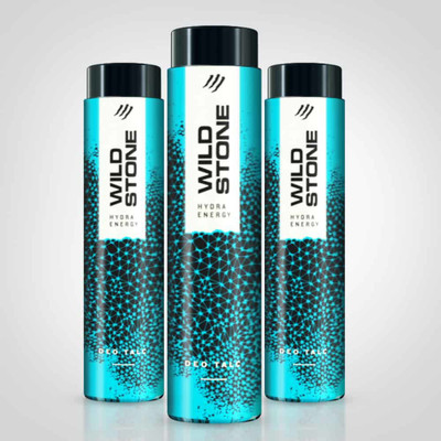 Wild Stone Hydra Energy Talc – 100 gm each (Pack of 3)(3 x 100 g)