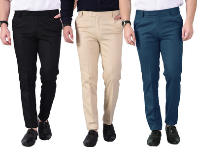 AD & AV Regular Fit Men Multicolor Trousers