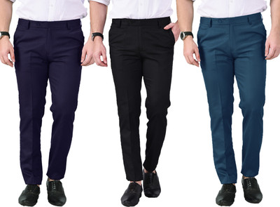 AD & AV Regular Fit Men Multicolor Trousers